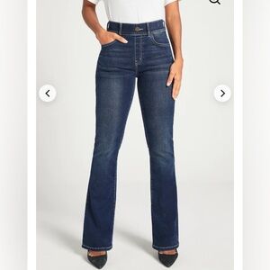 Betabrand XS Reg Bootcut Signature Mid-Rise Denim Roma Wash Jeans 33” Inseam